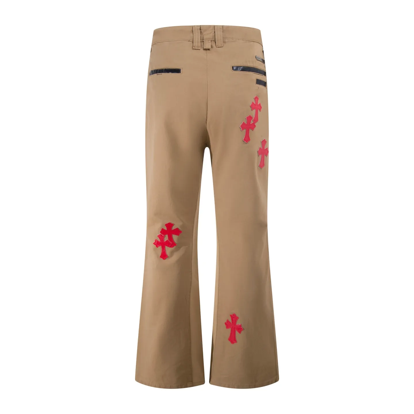 P260 Style number: H011 ChromeHearts & Chrome Heart Khaki bootcut casual pants and jeans. Original hardware and accessories, washed and other hanging tags. The QR code analysis is from the original factory, with a high degree of restoration. You are welcome to compare the products~ Three-dimensional version Loose and comfortable, not picky about body shape, taller and slimmer, factory Seiko, original factory quality control, same style for men and women, can be matched with couples, versatile recommendation, must-have jeans for all seasons, fashionistas have been disappointed From the quality selection of fabrics, the tailoring of details, and the matching of patterns, everything is impeccable! The upper body is so handsome when worn...it can be easily worn by men, women and children! The craftsmanship is made of heavy-duty washed pure cotton denim fabric. After washing, it is soft and thick and looks very stylish when worn. Size: 28, 30, 32, 34, 36 (S-XXL) Color: Khaki